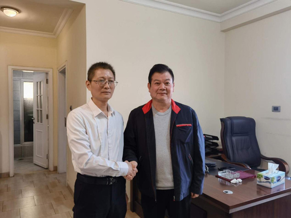 J9国际站备用公司董事长王元旦一行访问中铁二局埃塞分公司